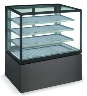 Anvil NDHV47 Square Glass 4 Tier Hot Display – 355lt