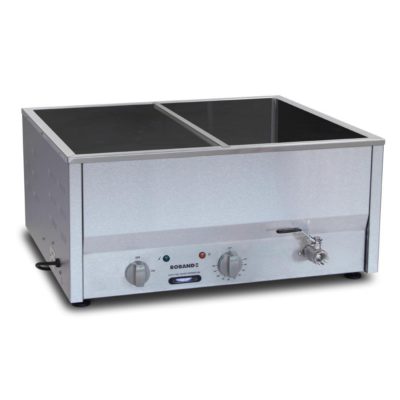 Roband Counter Top Bain Marie with thermostat 4 x 1/2 size, pans not included