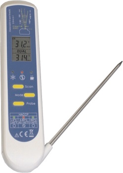 Dual Infrared Thermometer with Probe