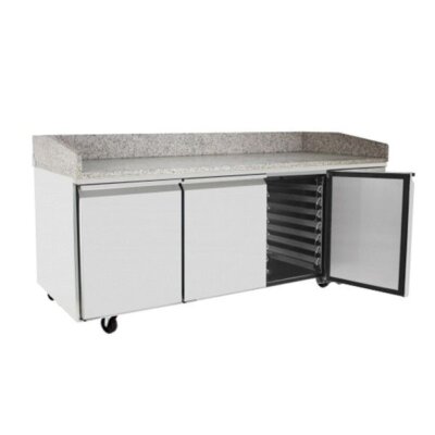 Atosa 3 Door Refrigerated Pizza Table 2010 mm