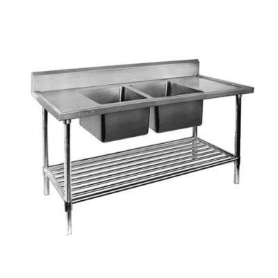 MixRite Double Sink Bench – W1500 x D600 x H900 – Bowl size 450x450x300mm