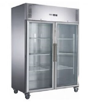 S/S Two Full Glass Door Upright Freezer – XURF1410G2V