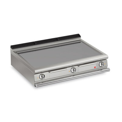 BARON 3 Burner Electric Fry Top With Smooth Mild Steel Plate And Thermostat Control
