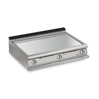 BARON 3 Burner Electric Fry Top With Smooth Chrome Plate And Thermostat Control