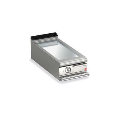 BARON 1 Burner Electric Fry Top With Smooth Mild Steel Plate And Thermostat Control