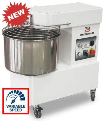 Fixed Head Fixed Bowl Spiral Mixer 50lt – 25kg dry flour – Variable Speed – Single Phase