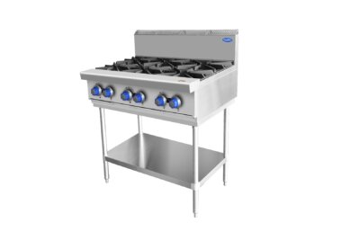 Cookrite 6 Burner Cook Top on stand
