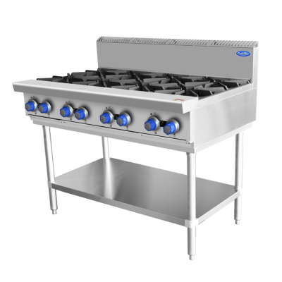 Cookrite 8 burner cook top on Stand