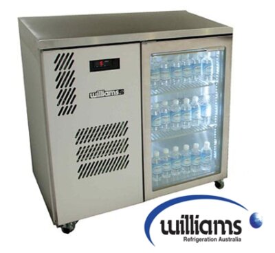 Williams Cameo – One Door Stainless Steel Under Counter Display Refrigerator