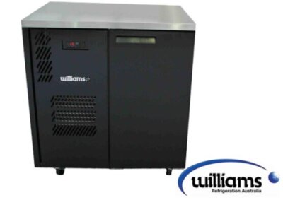 Williams Cameo – One Door Black Colorbond Under Counter Display Refrigerator