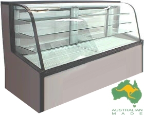 VIP Cake Food Display 1350mm – Refrigerated/ Double Glazed
