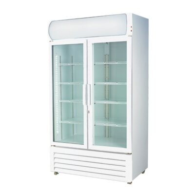Thermaster 730L Two Glass Door Colourbond Upright Drink Fridge LG-730P