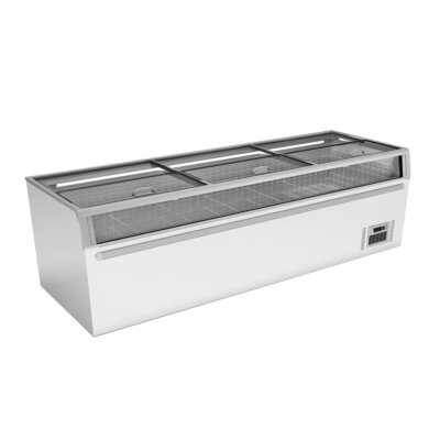 Thermaster 1105L Supermarket Island Freezer with Glass Sliding Lids ZCD-L250G