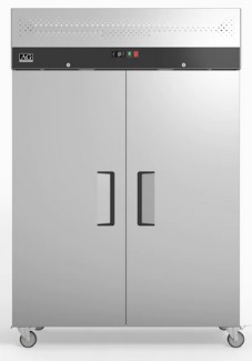 AG 1300 Litre Upright Double Door Stainless Steel Door Freezer