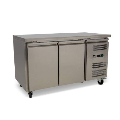 AG Two Door Commercial Worktop / Under Bench Freezer 700mm Depth