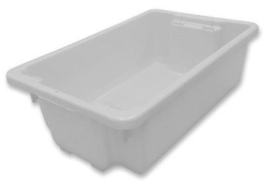 Stacking and nesting 32L Heavy Duty Crate with lid