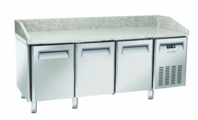 Marble Top Pizza Fridge 3 Door
