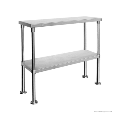 Modular System Double Tier 400mm Deep Workbench Overshelf 750mm High – WBO2-1800-400