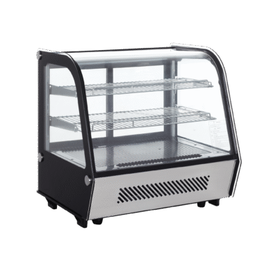 Exquisite CTC120 Counter Top Curved Cake Display Refrigerators 120 Litre