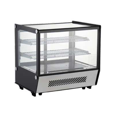Exquisite CTC120S Counter Top Square Cake Display Refrigerators 120 Litre