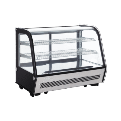 Exquisite CTC160 Counter Top Curved Cake Display Refrigerators 160 Litre