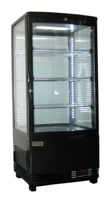 Exquisite CTD78LED Four Sided Glass Counter Top Display Refrigerators with LED