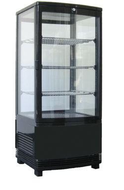 Exquisite CTD78 Four Sided Glass Counter Top Display Refrigerators