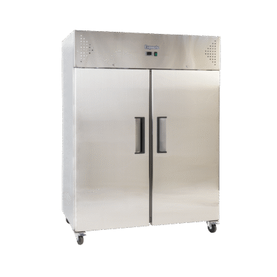 Exquisite Two Solid Doors Upright Storage Freezers 123 Litre