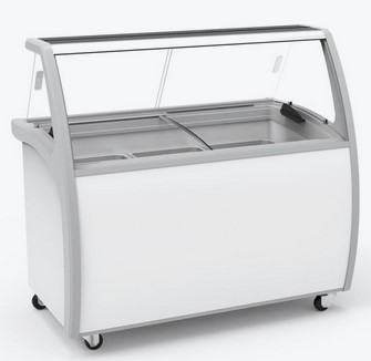 Thermaster 300L Gelato Display – SD-325P – Holds 6 x 5Lt Pans