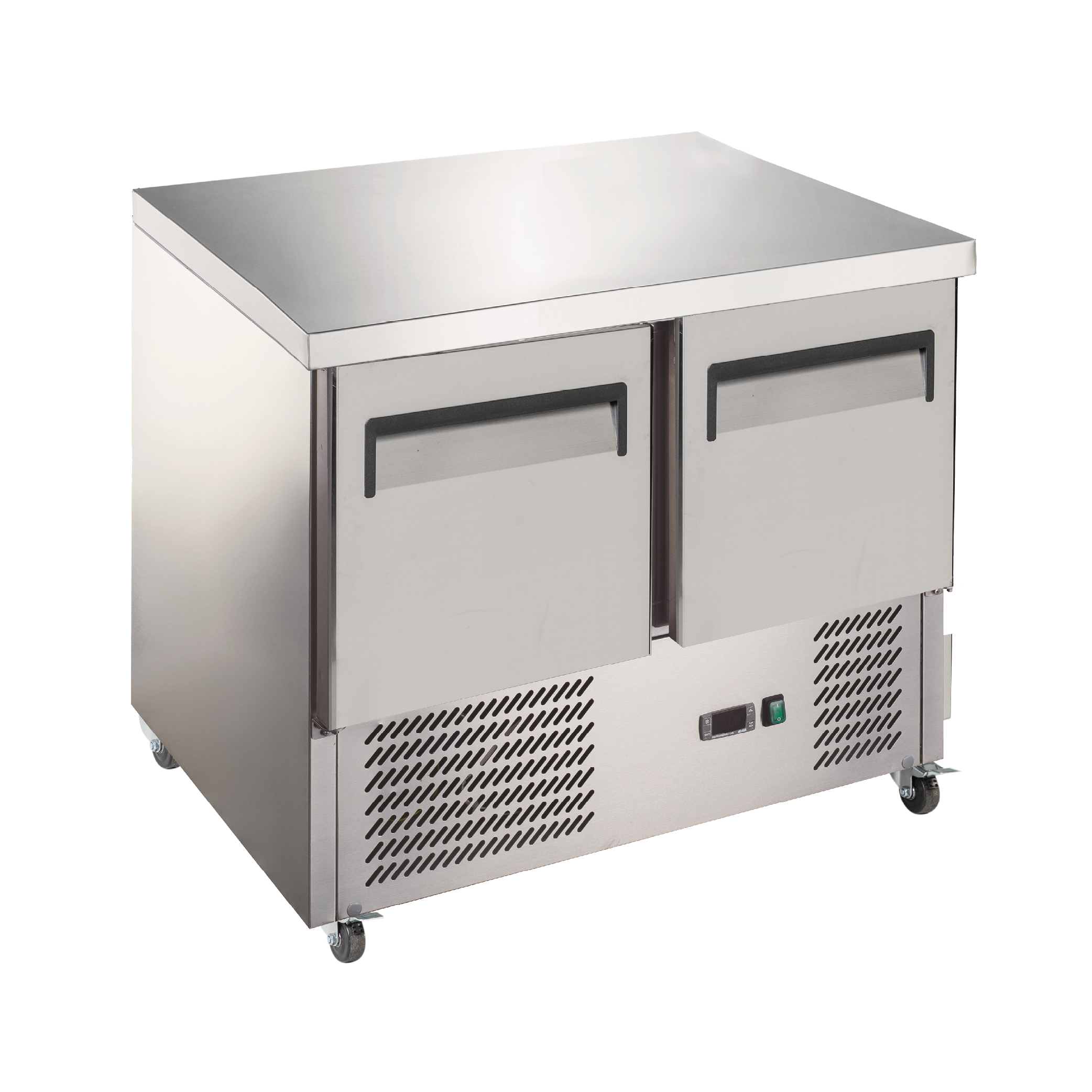 Exquisite Two Solid Doors Underbench Storage Refrigerators 240 Litre