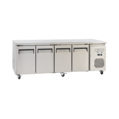 Exquisite SSC550H Four Solid Doors Underbench Storage Refrigerators Slimline 511 Litre