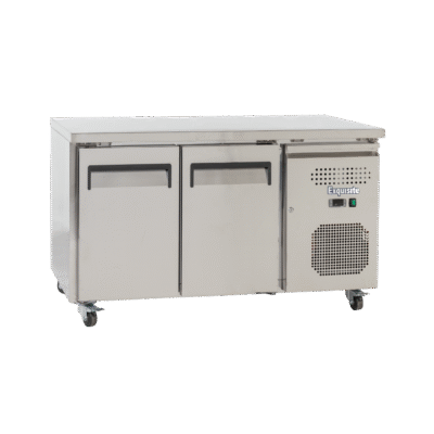 Exquisite USC260H Two Solid Doors Underbench Storage Refrigerators 314 Litre