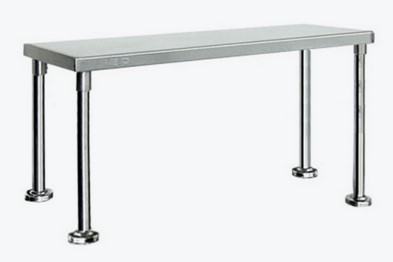 Single Tier 400mm Deep Workbench Overshelf 450mm High WBO1-1800-400