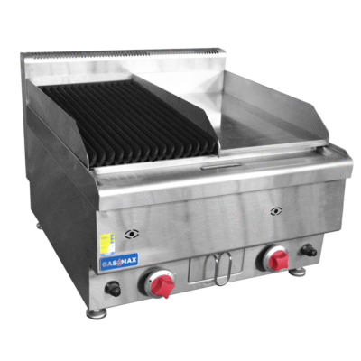 GASMAX Benchtop Combo 1/2 Char & 1/2 Griddle – JUS-TRGH60E