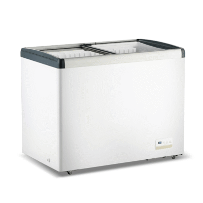 Thermaster 336L Chest Freezer with Flat Glass Sliding Lids – WD336G