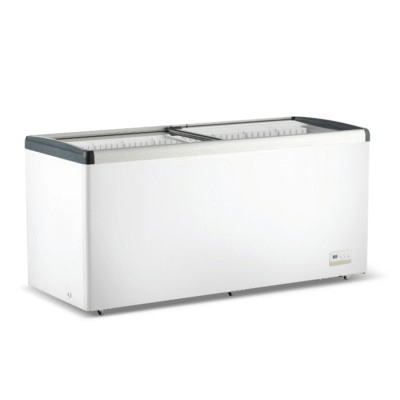 Thermaster 586L Chest Freezer with Flat Glass Sliding Lids – WD586G
